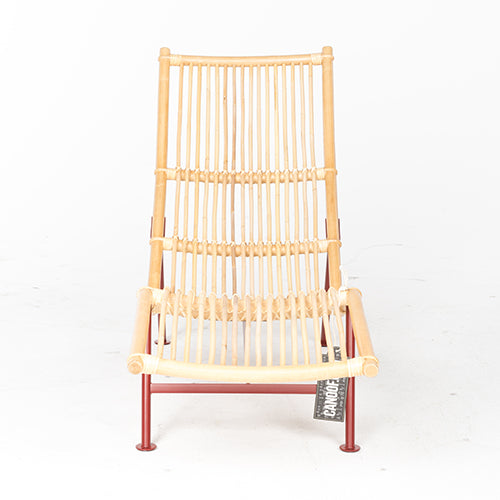 lensvelt cane divan stoel rood