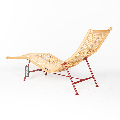 lensvelt cane divan sofa rood