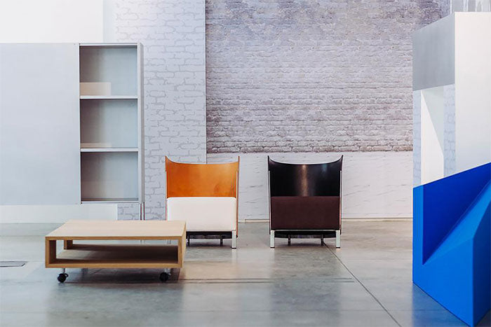 Lensvelt MVS S88 fauteuil zwart leder