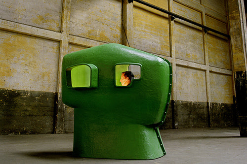Lensvelt Skull werkplek bureau groen