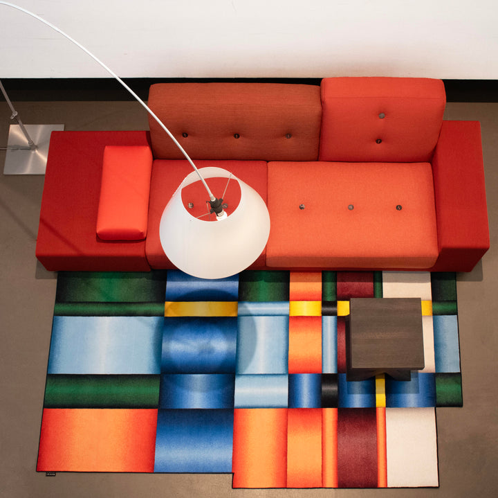 Moooi Carpets Orange Lint vloerkleed meerkleurig