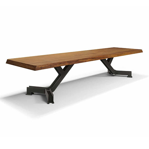 Linteloo Sicilian mixed wood tafel staal kleur