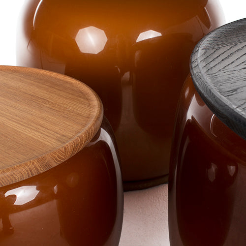Linteloo balanced bijzettafel bruin zwart