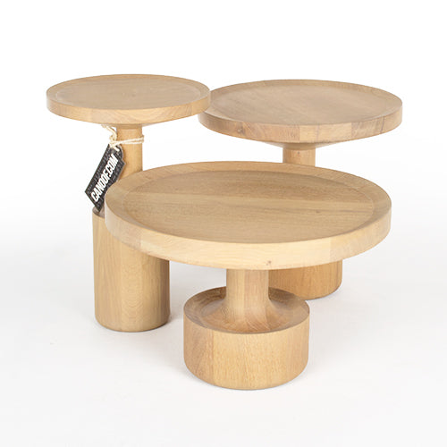Linteloo kigi bijzettafel naturel eikenhout