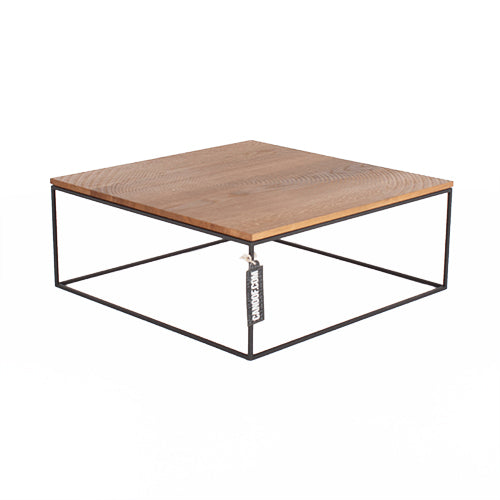 Linteloo log salontafel naturel eikenhout