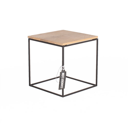 Linteloo Log bijzettafel zwart