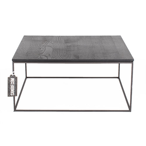 Linteloo log salontafel zwart