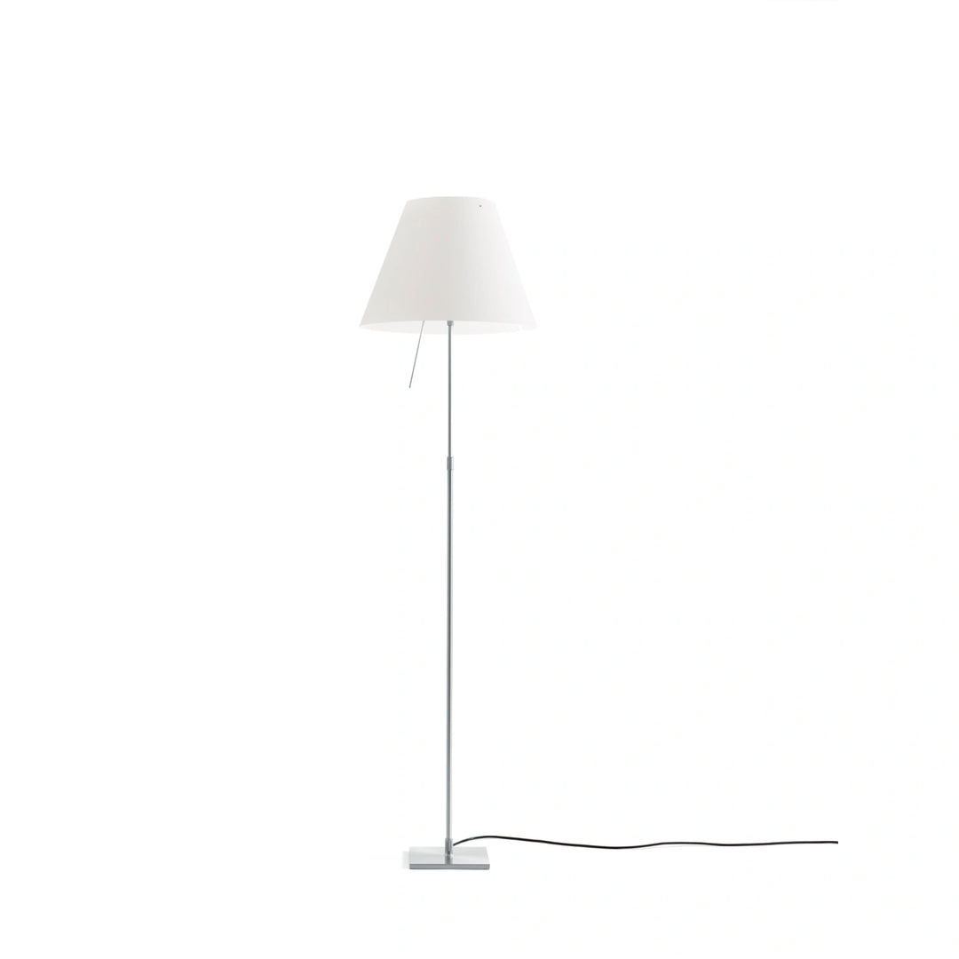 Luceplan Costanza vloerlamp wit-aluminium 