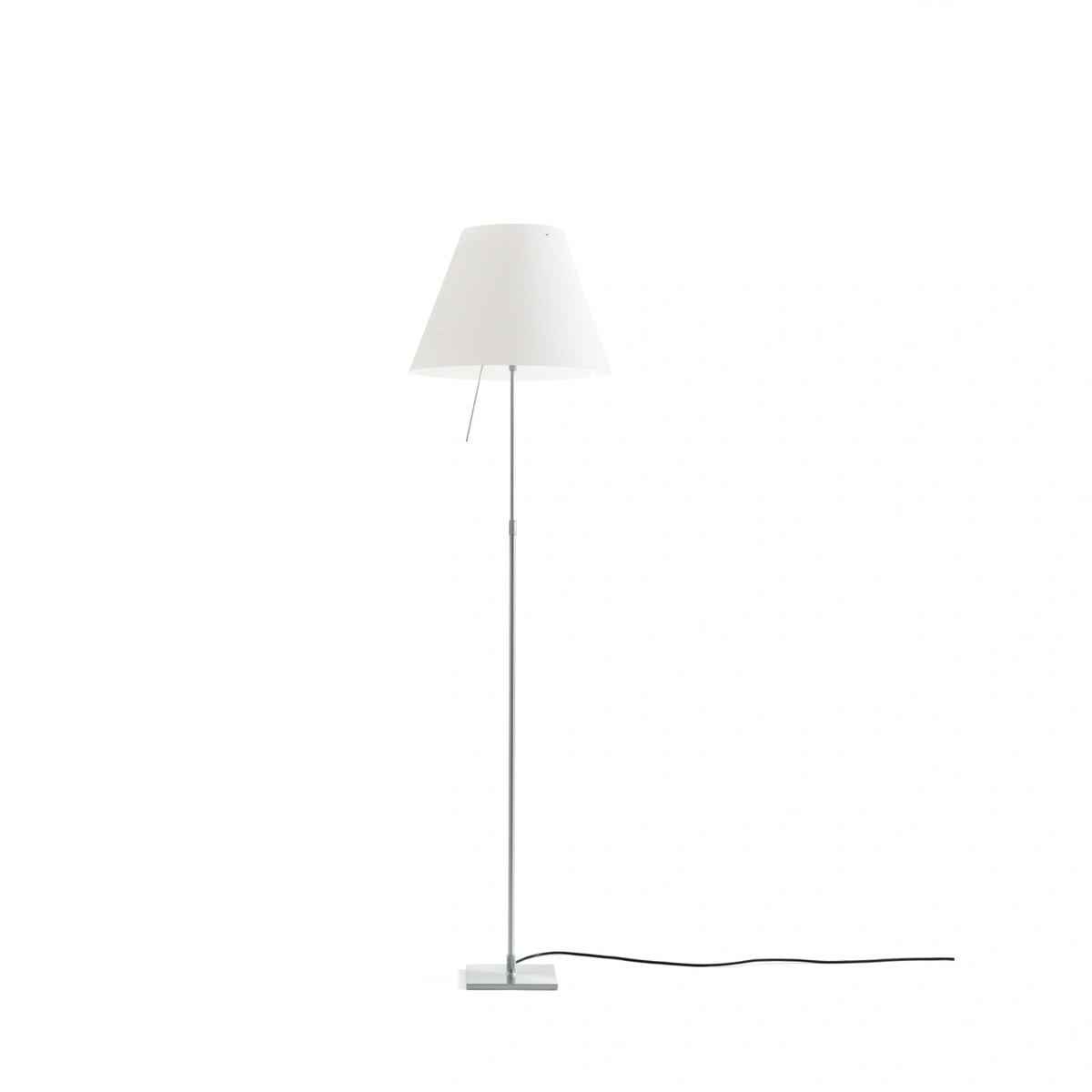 Luceplan Costanza vloerlamp wit-aluminium 