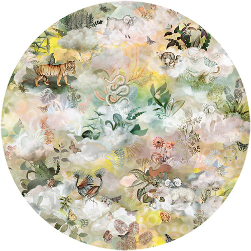Moooi Carpets Memento Twilight vloerkleed roze groen