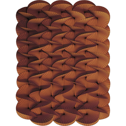 Moooi Carpets Serpentine rood