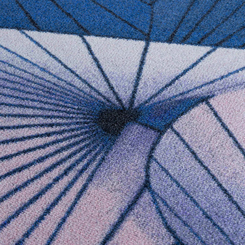 mc serpentine carpets blauw
