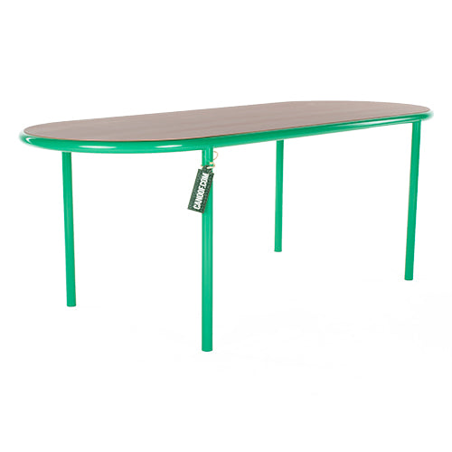 Valerie Objects MVS tafel ovaal kersenhout
