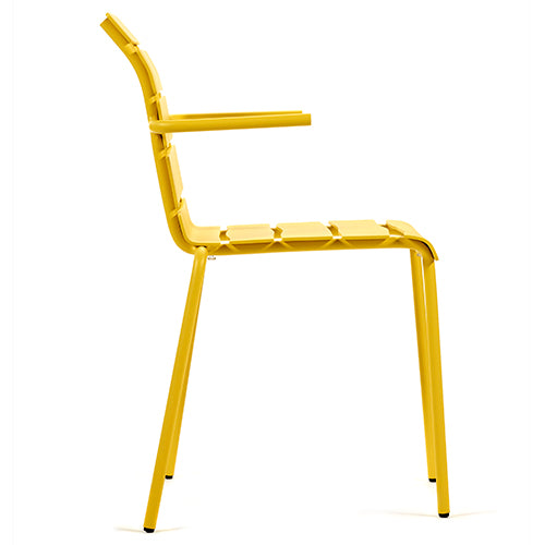 Maarten Baas Aligned Chair Armleuningen geel