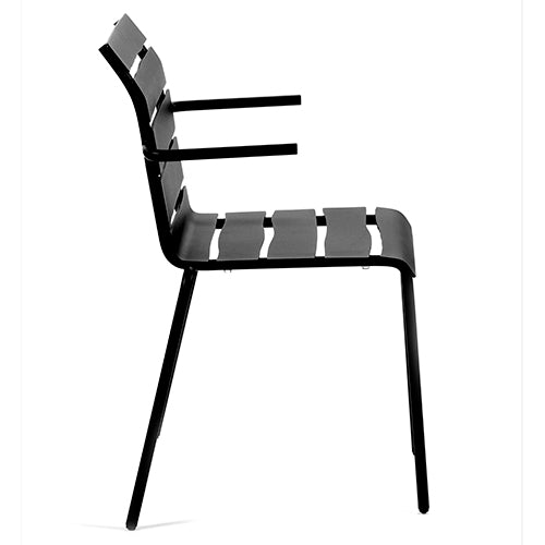 Serax Maarten Baas Aligned chair armleuningen zwart