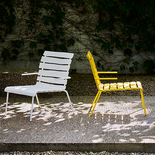 Maarten Baas Aligned Lounge chair geel en zwart