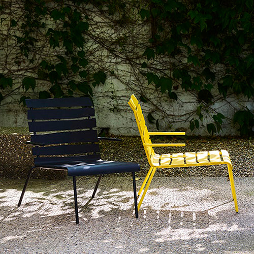 Maarten Baas Aligned Lounge chair zwart geel