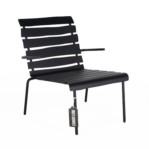 Maarten Baas Aligned Lounge Chair zwart