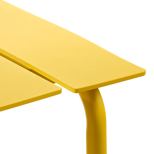 Maarten Baas Aligned tafel geel