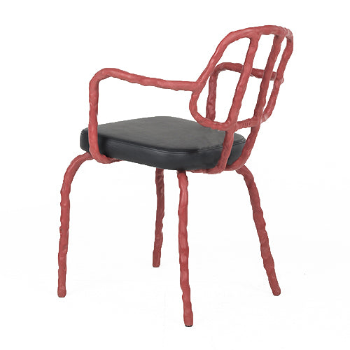 Maarten Baas plain clay chair rood
