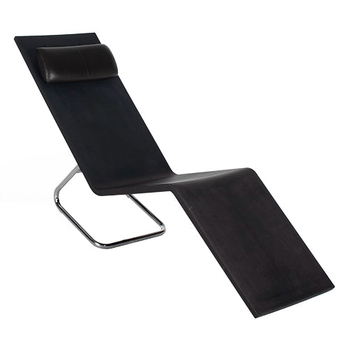 Vitra MVS Chaise lounge chair bruin