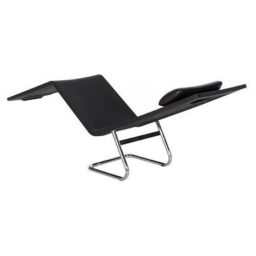 Vitra MVS Chaise lounge zwart