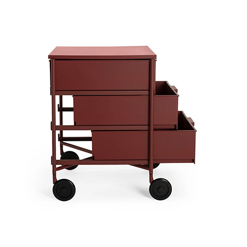 Kartell Mobil ladekast rood