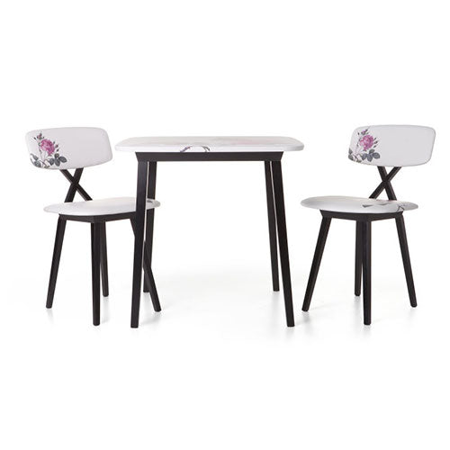 Moooi 5 o clock table small wit zwart