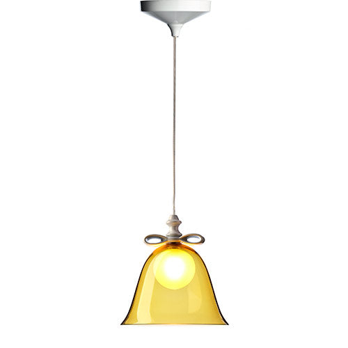 moooi bell lamp wit geel