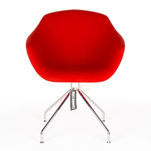 Moooi canal chair rood oranje