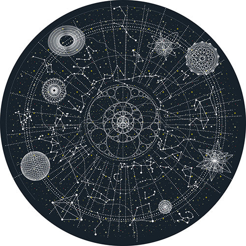 moooi carpets celestial diameter 330cm vloerkleed wit blauw