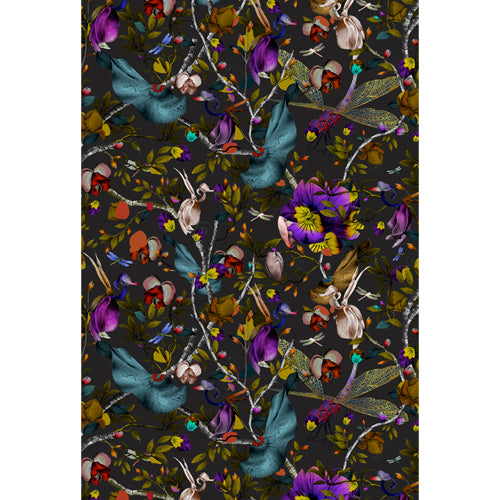 Moooi Carperts Biophillia Dark Slate vloerkleed zwart paars blauw