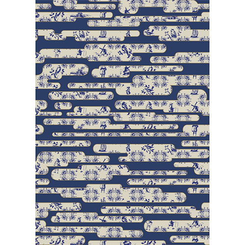 moooi carpets dutch sky vloerkleed blauw