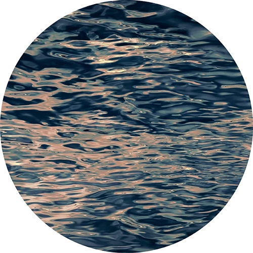 Moooi Carpets Fluid dawn vloerkleed blauw wit