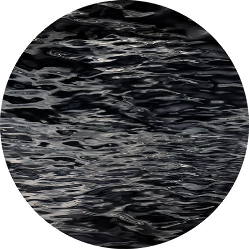 Moooi Carpets Fluid oil vloerkleed zwart