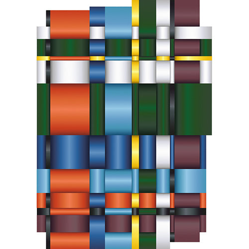 Moooi Carpets Lint vloerkleed meerkleurig