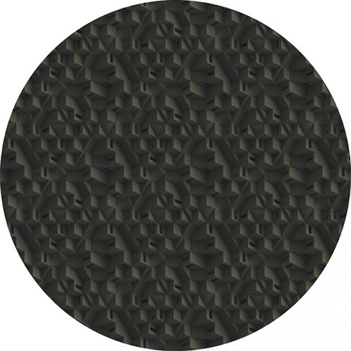 moooi carpets maze tical rond vloerkleed groen