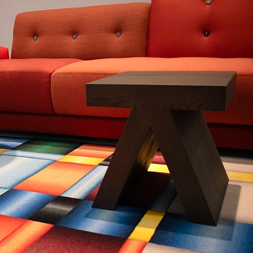 Moooi Carpets Orange Lint vloerkleed blauw rood