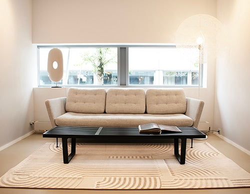 Moooi Carpets vloerkleed Sand wit grijs