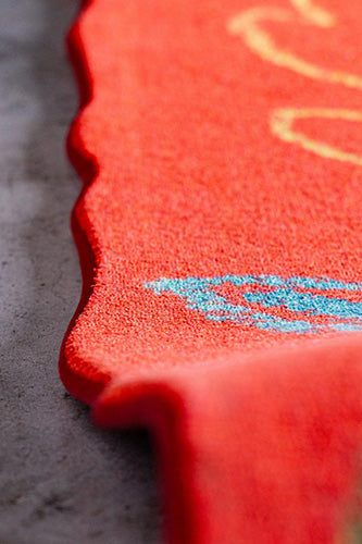 moooi carpets sprouts vloerkleed rood