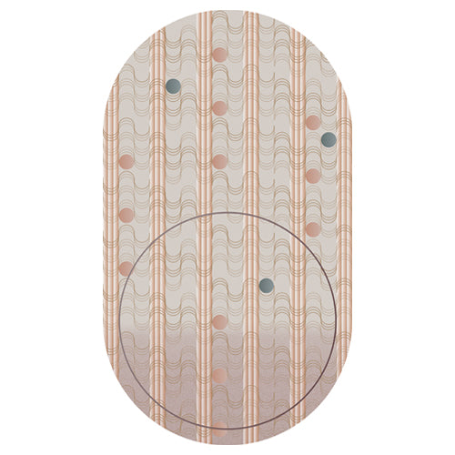 moooi carpets swell suntone vloerkleed roze