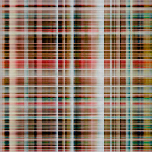 Moooi Carpets Tartan Haze retromulticolour vloerkleed rood groen