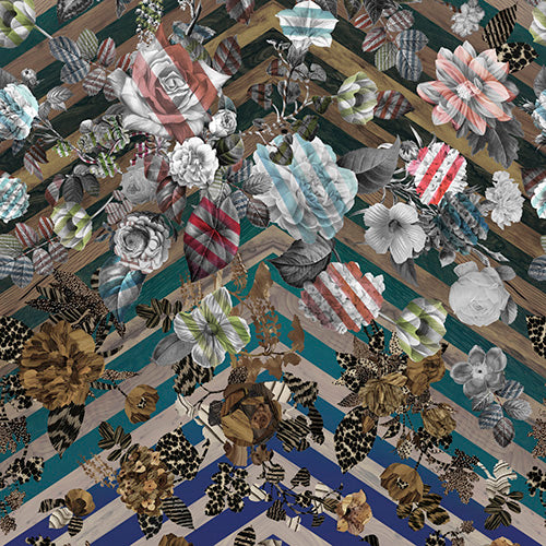moooi carpets malmaison vloerkleed blauw