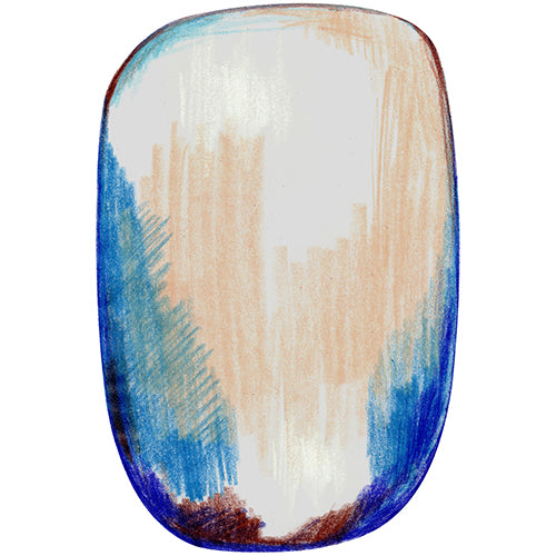 moooi carpets scribble vloerkleed blauw
