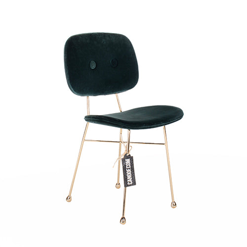 Moooi Golden chair donker groen velours