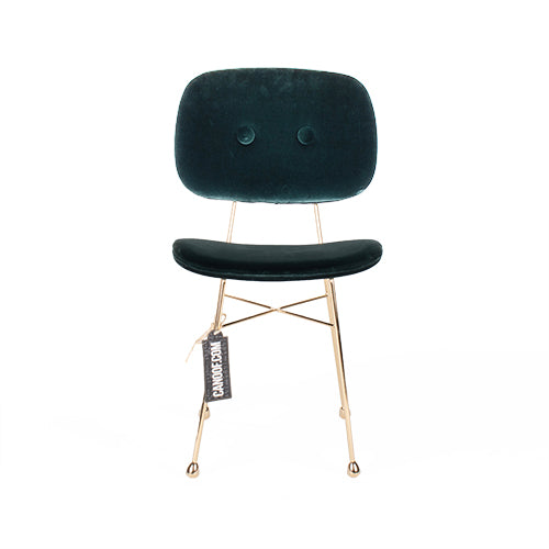 Moooi Golden chair donker groen velours