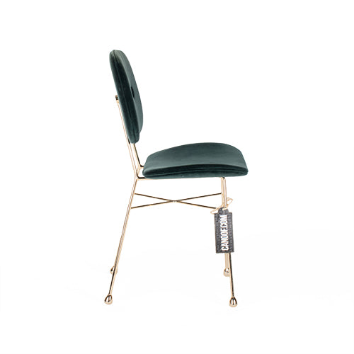 Moooi Golden chair donker groen velours