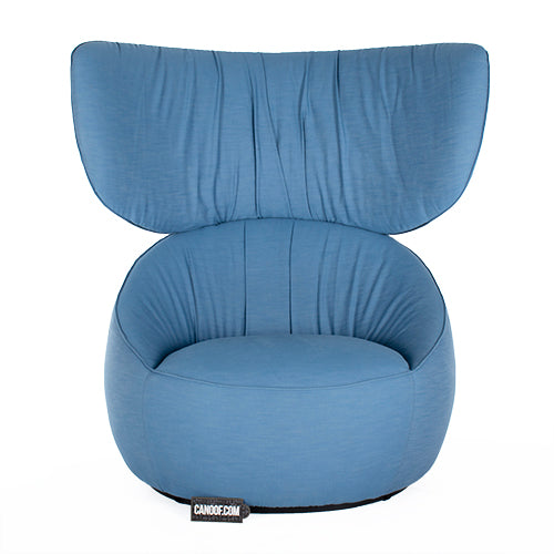 Moooi Hana fauteuil sofa hoge rug blauw