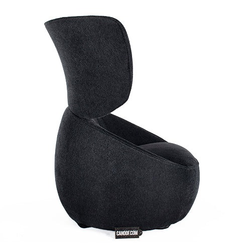 Moooi Hana fauteuil hoge rug donkerkblauw