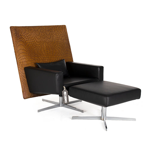 Moooi Jackson chair zwart bruin